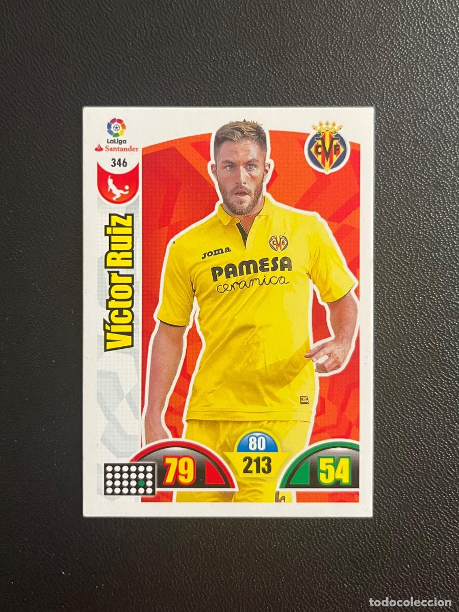 Cromos de f&uacute;tbol: 346 V&Iacute;CTOR RUIZ VILLARREAL CF ADRENALYN 2017 2018 CROMO PANINI LA LIGA 17 18