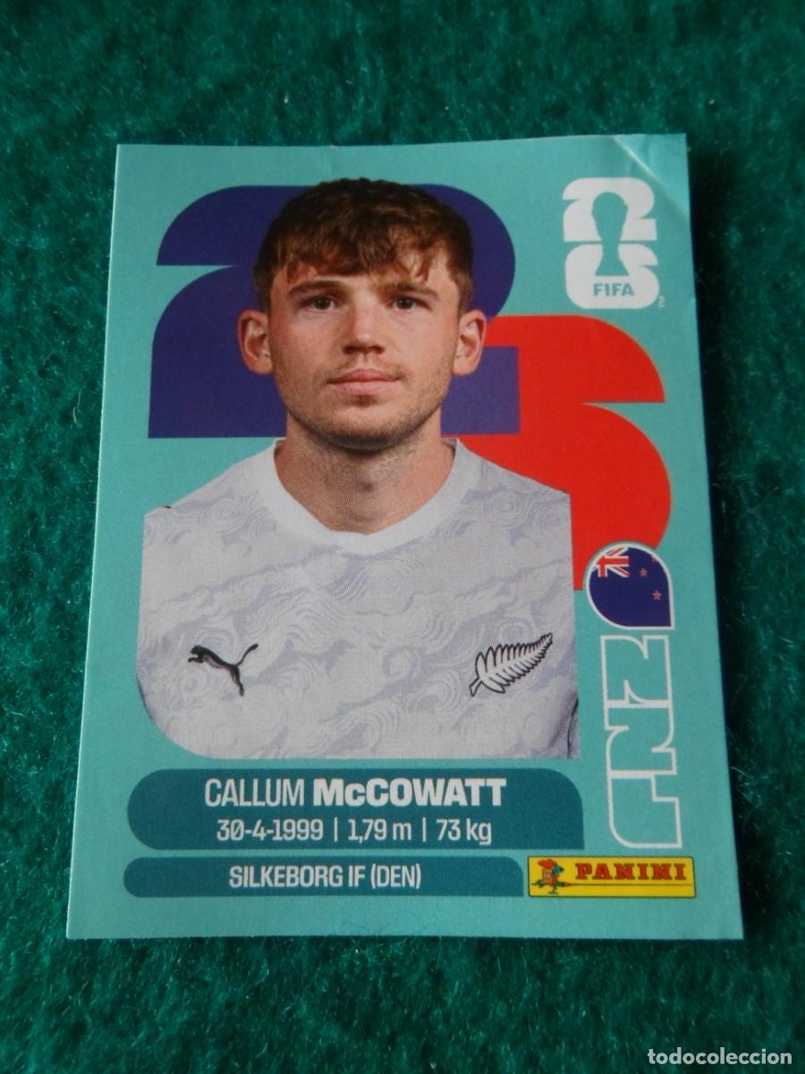 Cromos de f&uacute;tbol: CROMO FIFA WORLD CUP 2026. PANINI. CALLUM McCOWATT. NZL 19