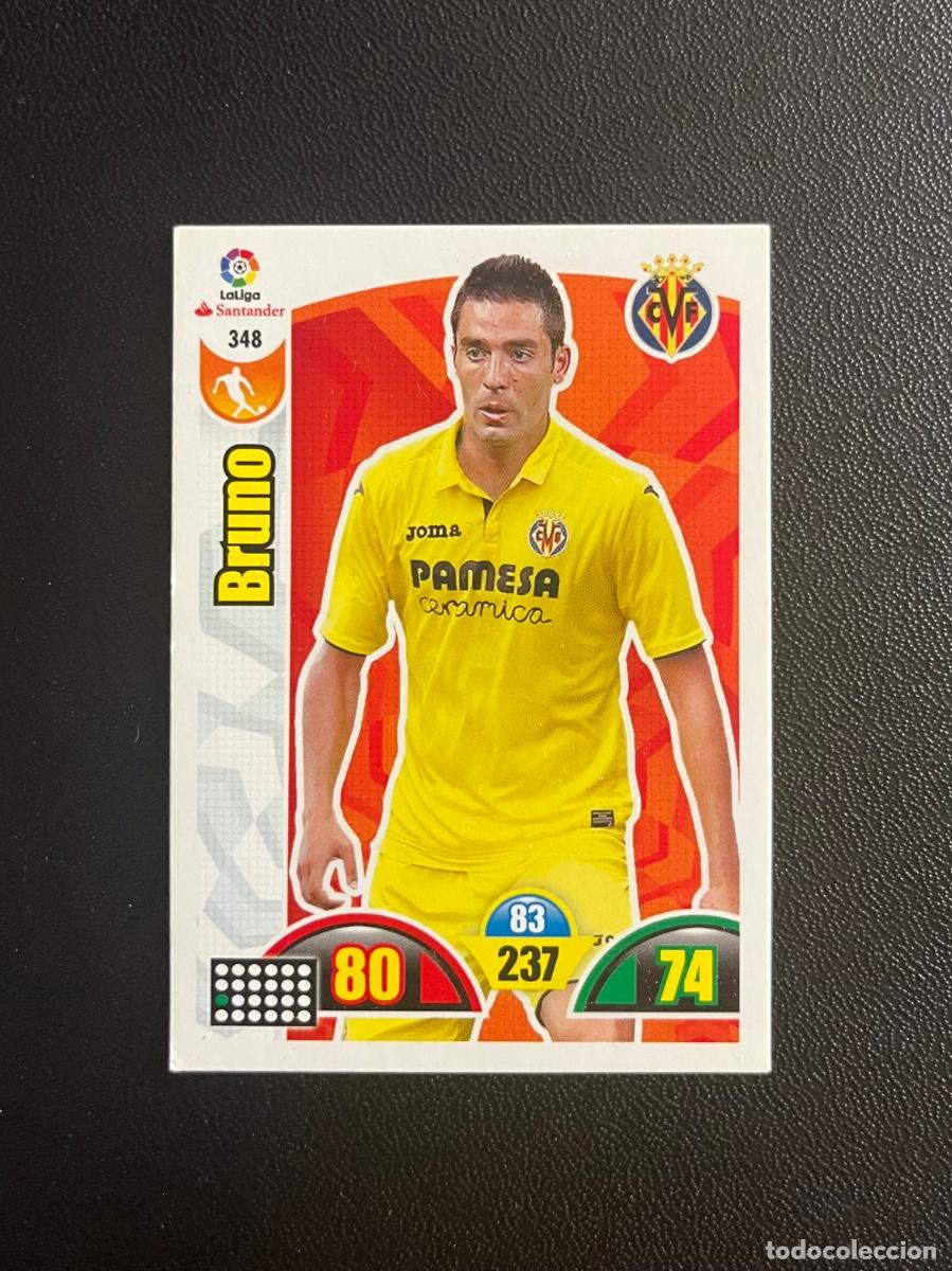 Cromos de f&uacute;tbol: 348 BRUNO VILLARREAL CF ADRENALYN 2017 2018 CROMO PANINI LA LIGA 17 18