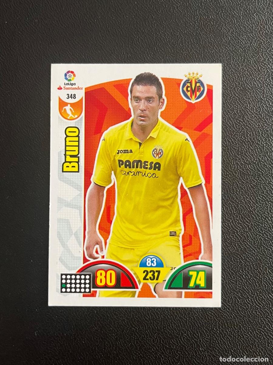 Cromos de f&uacute;tbol: 348 BRUNO VILLARREAL CF ADRENALYN 2017 2018 CROMO PANINI LA LIGA 17 18