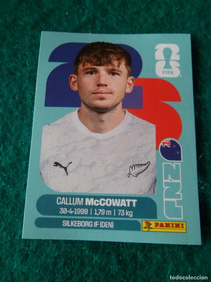 Cartes &agrave; collectionner de Football: CROMO FIFA WORLD CUP 2026. PANINI. CALLUM McCOWATT. NZL 19