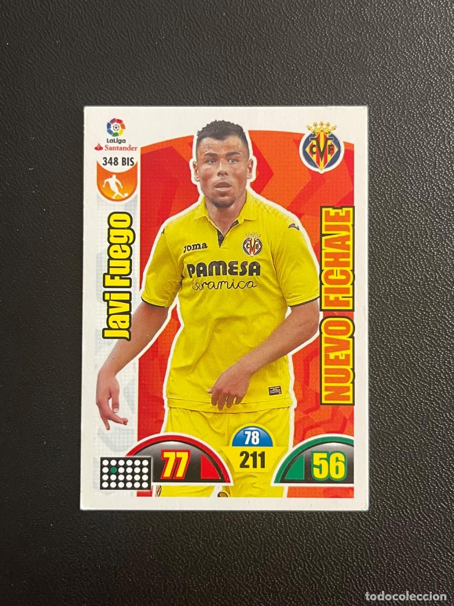 Cromos de f&uacute;tbol: 348 BIS JAVI FUEGO VILLARREAL CF ADRENALYN 2017 2018 CROMO PANINI LA LIGA 17 18