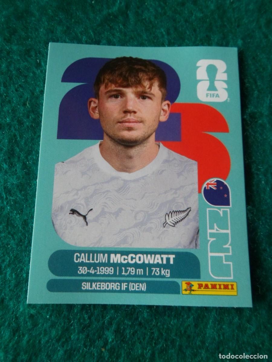Cartes &agrave; collectionner de Football: CROMO FIFA WORLD CUP 2026. PANINI. CALLUM McCOWATT. NZL 19