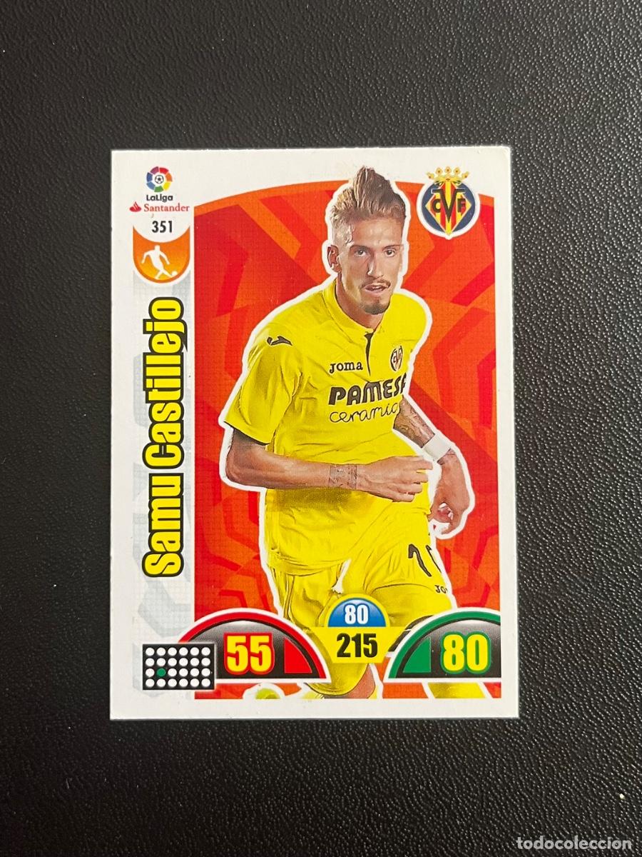 Cromos de f&uacute;tbol: 351 SAMU CASTILLEJO VILLARREAL CF ADRENALYN 2017 2018 CROMO PANINI LA LIGA 17 18