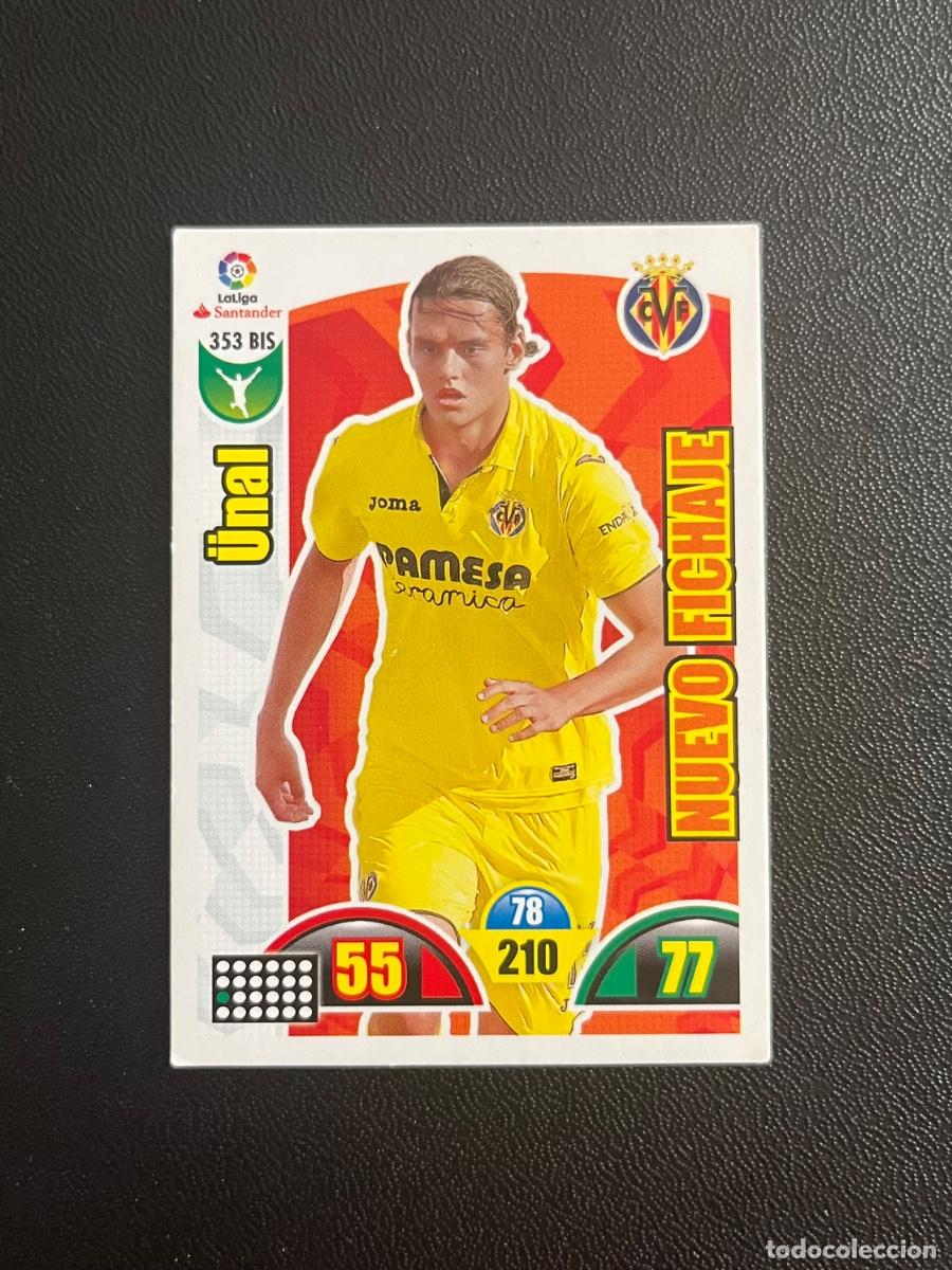 Cromos de f&uacute;tbol: 353 BIS &Uuml;NAL VILLARREAL CF ADRENALYN 2017 2018 CROMO PANINI LA LIGA 17 18
