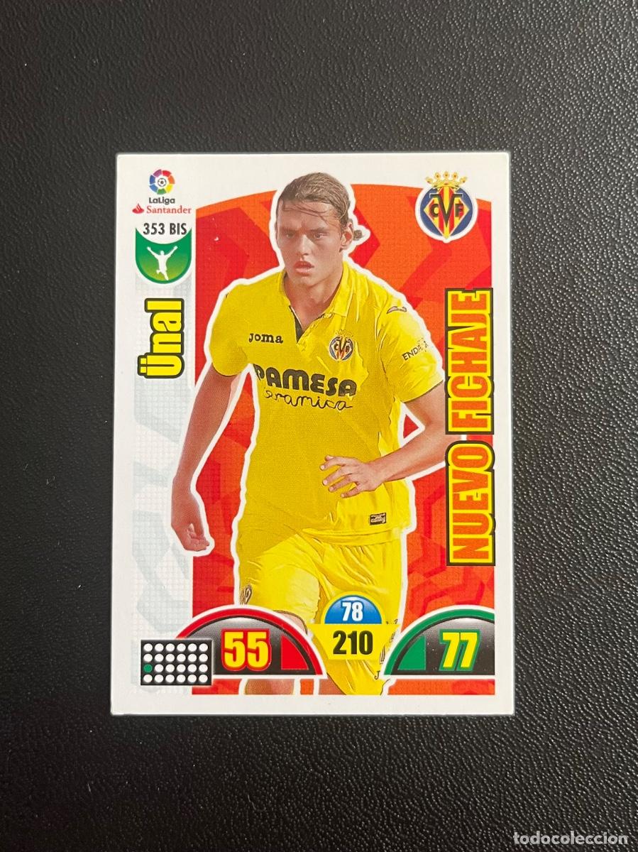 Cromos de f&uacute;tbol: 353 BIS &Uuml;NAL VILLARREAL CF ADRENALYN 2017 2018 CROMO PANINI LA LIGA 17 18