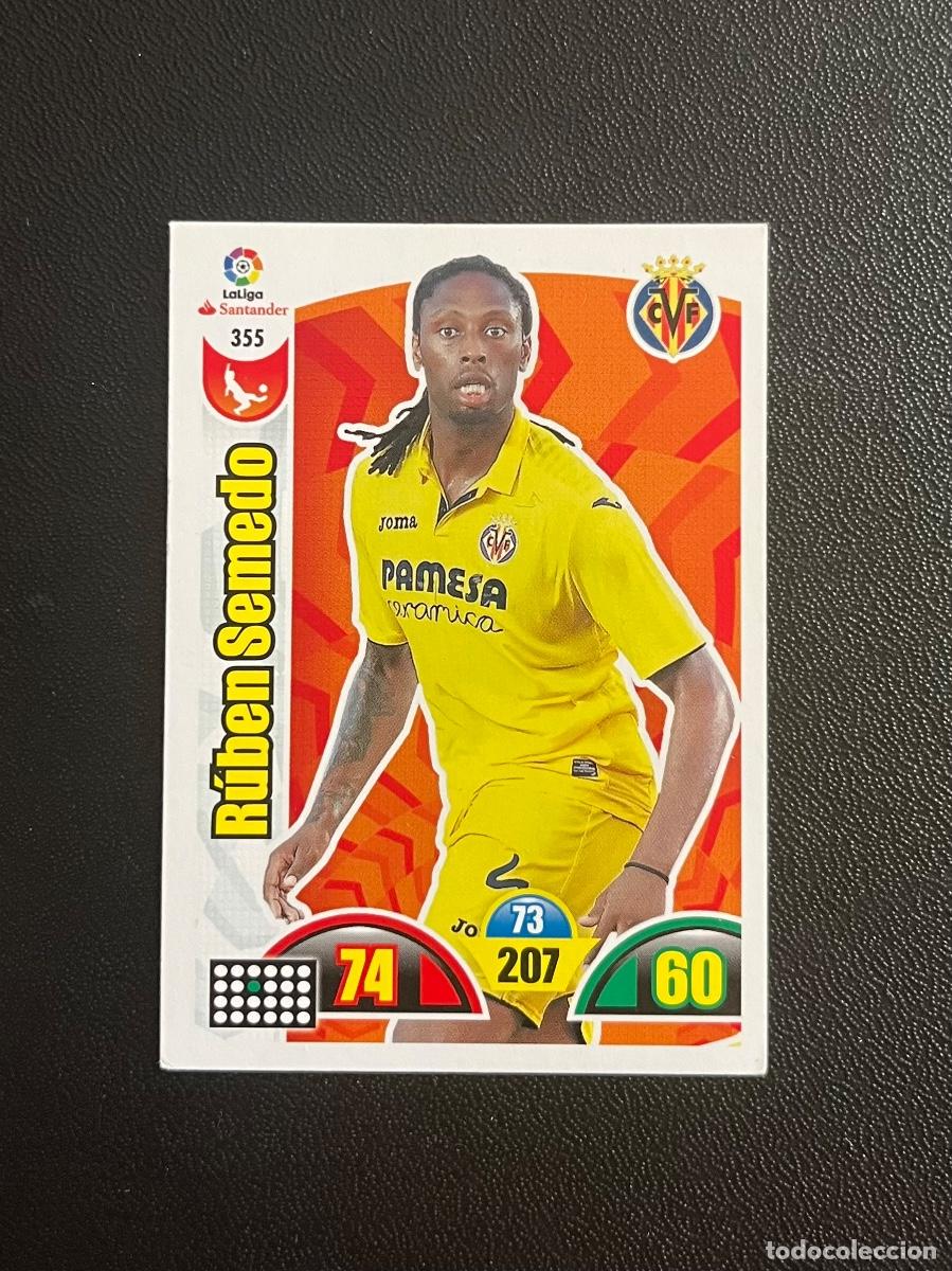 Cromos de f&uacute;tbol: 355 RUB&Eacute;N SEMEDO VILLARREAL CF ADRENALYN 2017 2018 CROMO PANINI LA LIGA 17 18
