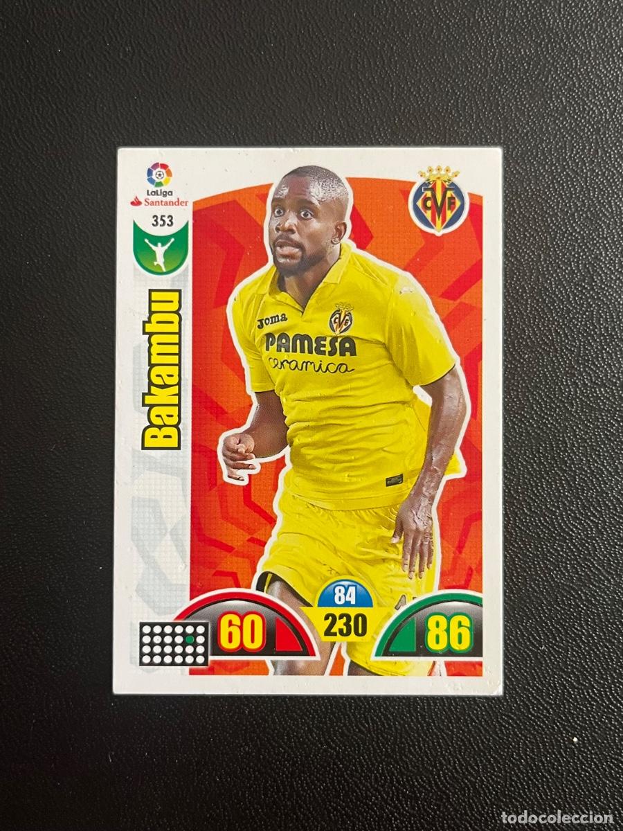 Cromos de f&uacute;tbol: 353 BAKAMBU VILLARREAL CF ADRENALYN 2017 2018 CROMO PANINI LA LIGA 17 18