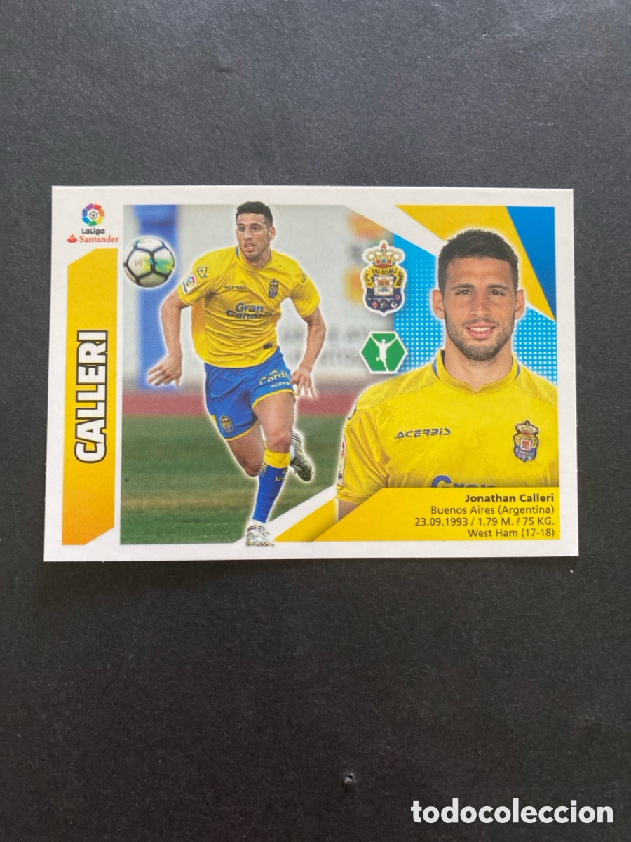 Cromos de f&uacute;tbol: Cromo liga 17/18 Coloca N*14 bis