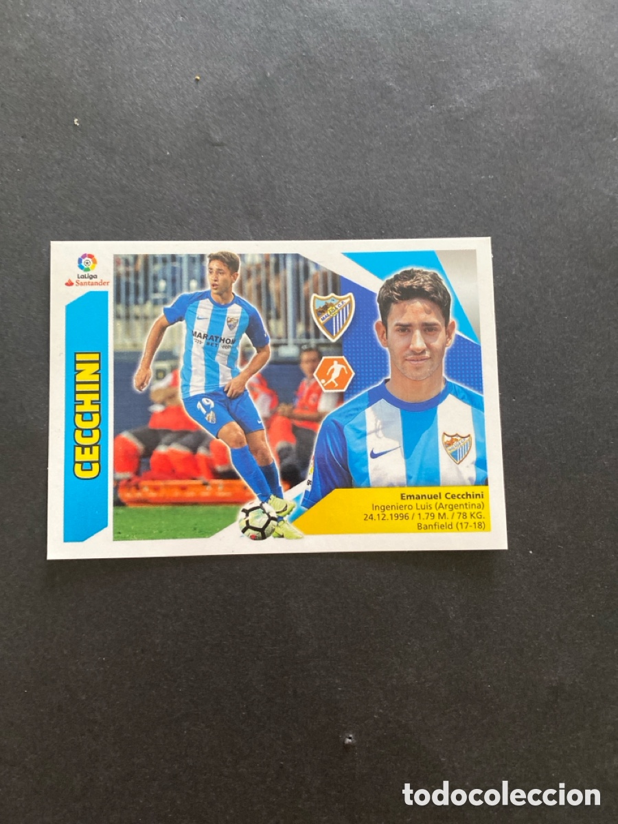 Cromos de f&uacute;tbol: Cromo liga 17/18 Coloca N* 11 bis