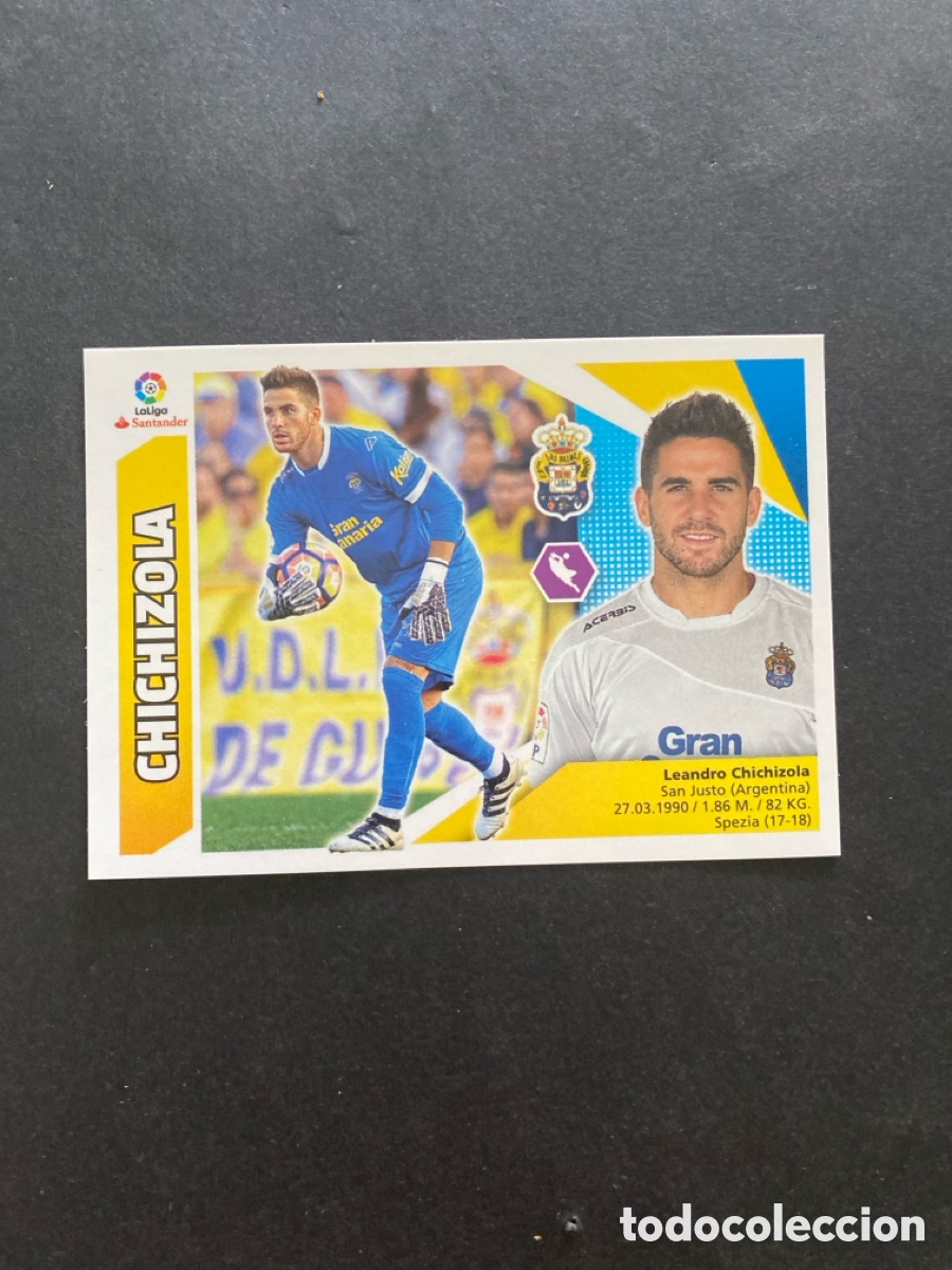 Cromos de f&uacute;tbol: Cromo liga 17/18 UD Las Palmas N* 1