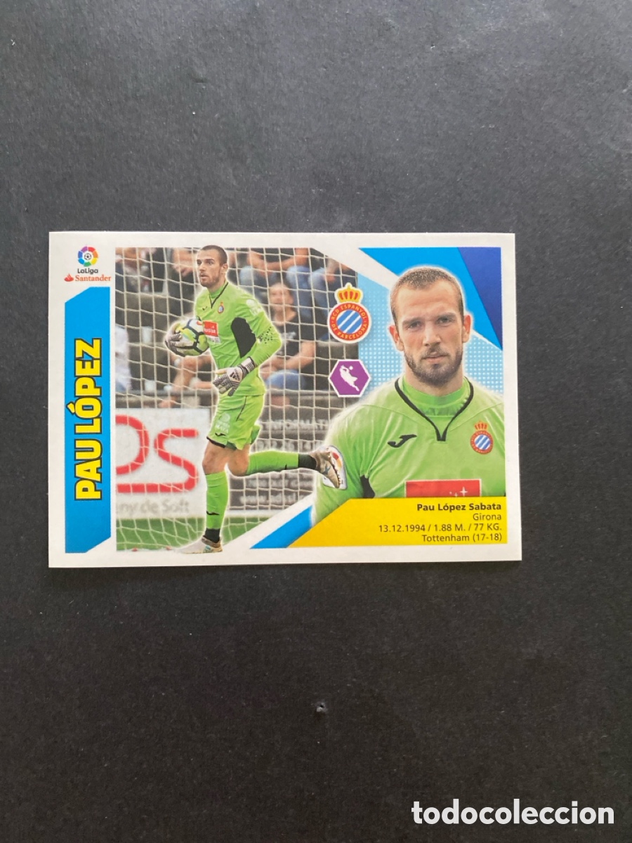 Cromos de f&uacute;tbol: Cromo liga 17/18 RCD Espanyol N* 2
