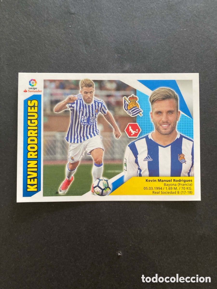 Cromos de f&uacute;tbol: Cromo liga 17/18 Real Sociedad N* 7