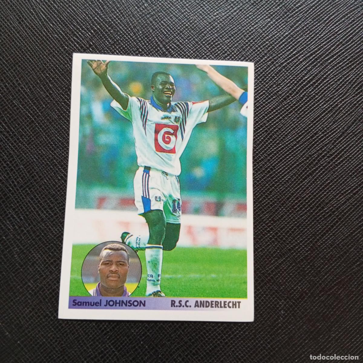 Cromos de f&uacute;tbol: 5 JOHNSON ANDERLECHT PANINI 1996 1997 LOS MEJORES EQUIPOS DE EUROPA 96 97 SIN PEGAR - A62 PG235