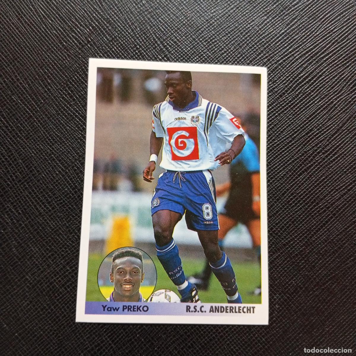 Cromos de f&uacute;tbol: 11 PREKO ANDERLECHT PANINI 1996 1997 LOS MEJORES EQUIPOS DE EUROPA 96 97 SIN PEGAR - A62 PG235