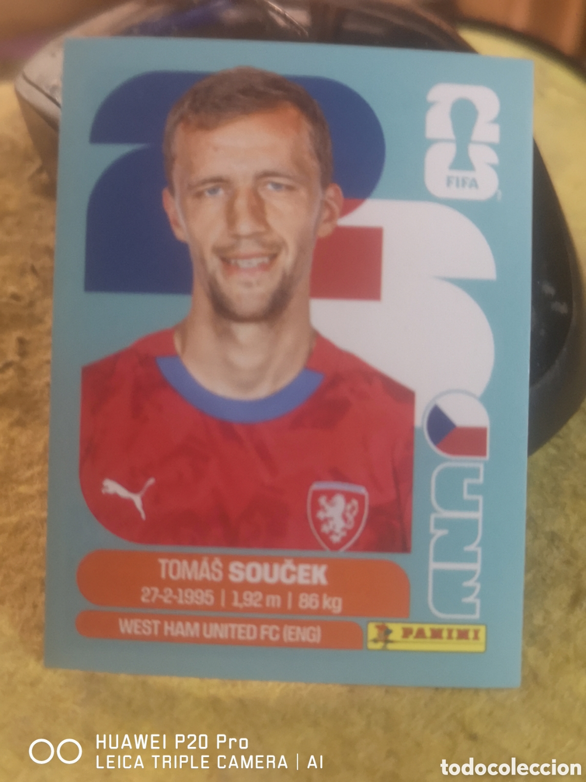 Cromos de f&uacute;tbol: FIFA WORLD CUP MUNDIAL 2026 TOMAS SOUCEK - CZE 12