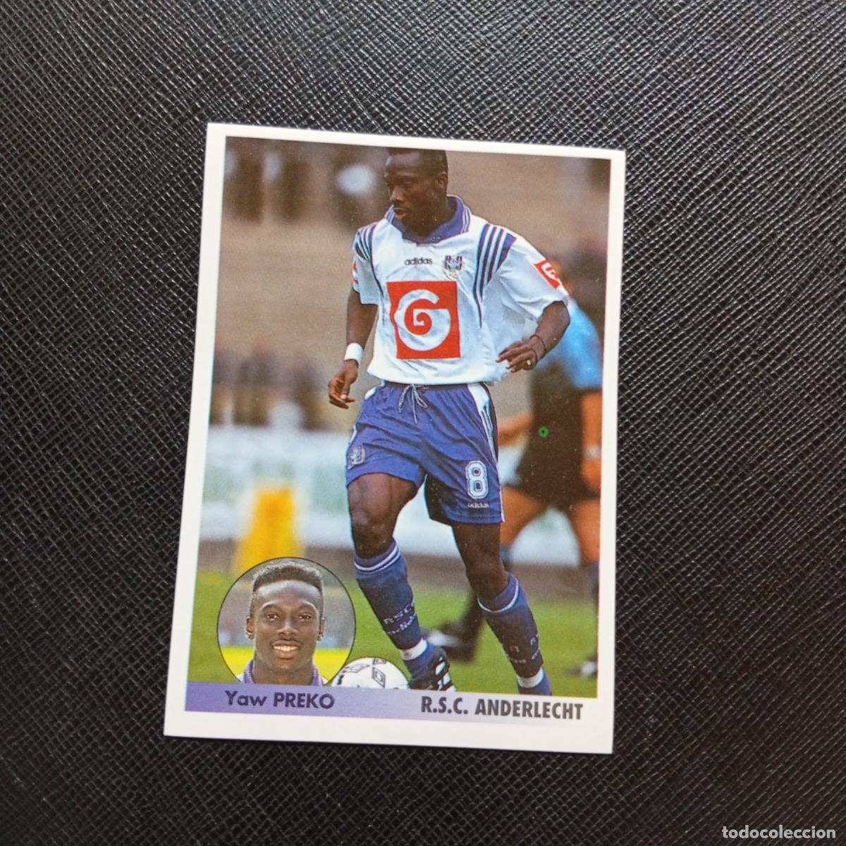 Cromos de f&uacute;tbol: 11 PREKO ANDERLECHT PANINI 1996 1997 LOS MEJORES EQUIPOS DE EUROPA 96 97 SIN PEGAR - A62 PG253