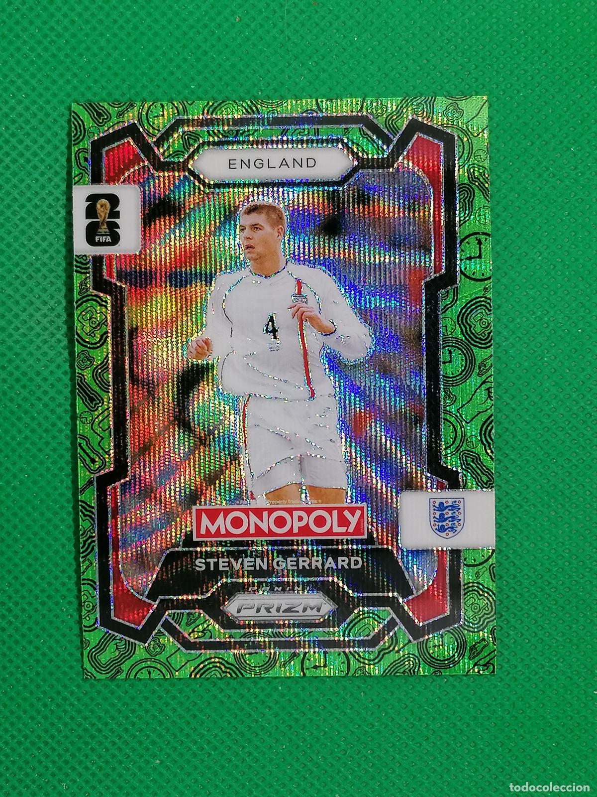 Cromos de f&uacute;tbol: 23 STEVEN GERRARD INGLATERRA VERDE PARALELA ⚽ PANINI PRIZM MONOPOLY FIFA WORLD CUP 26 2026 ⚽