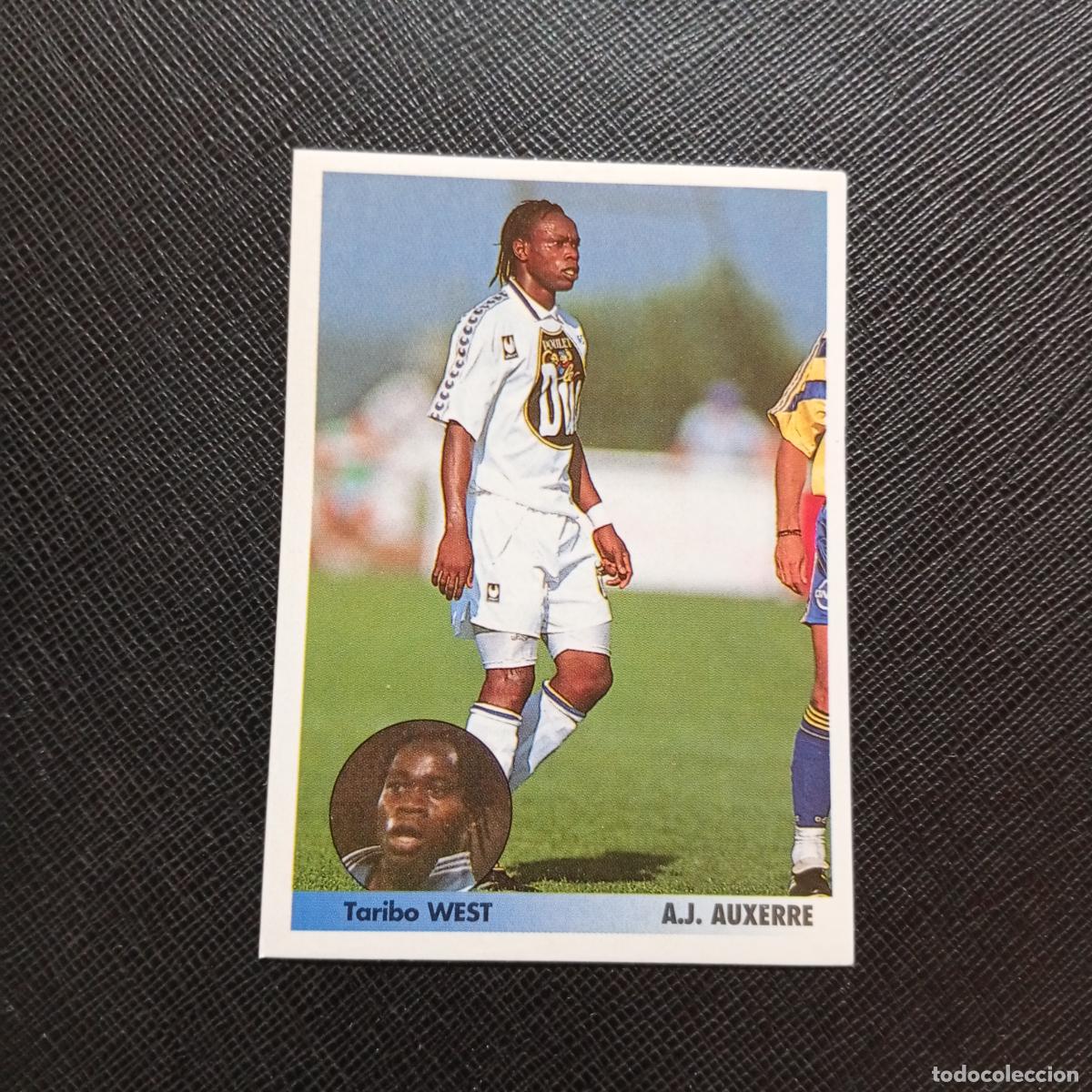 Cromos de f&uacute;tbol: 31 WEST AUXERRE PANINI 1996 1997 LOS MEJORES EQUIPOS DE EUROPA 96 97 SIN PEGAR - A62 PG280 B