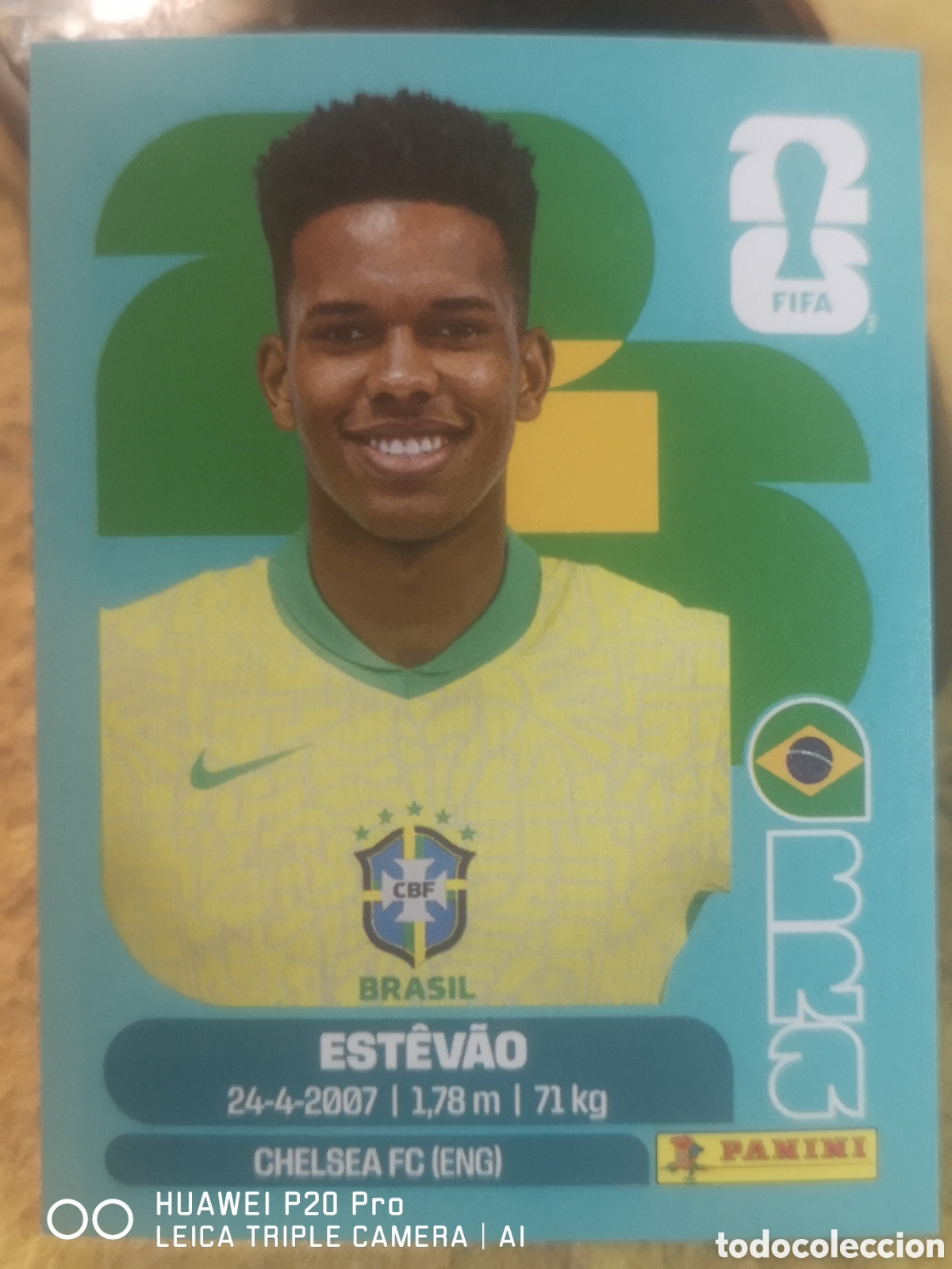 Cromos de f&uacute;tbol: FIFA WORLD CUP MUNDIAL 2026 ESTEVAO - BRA 20