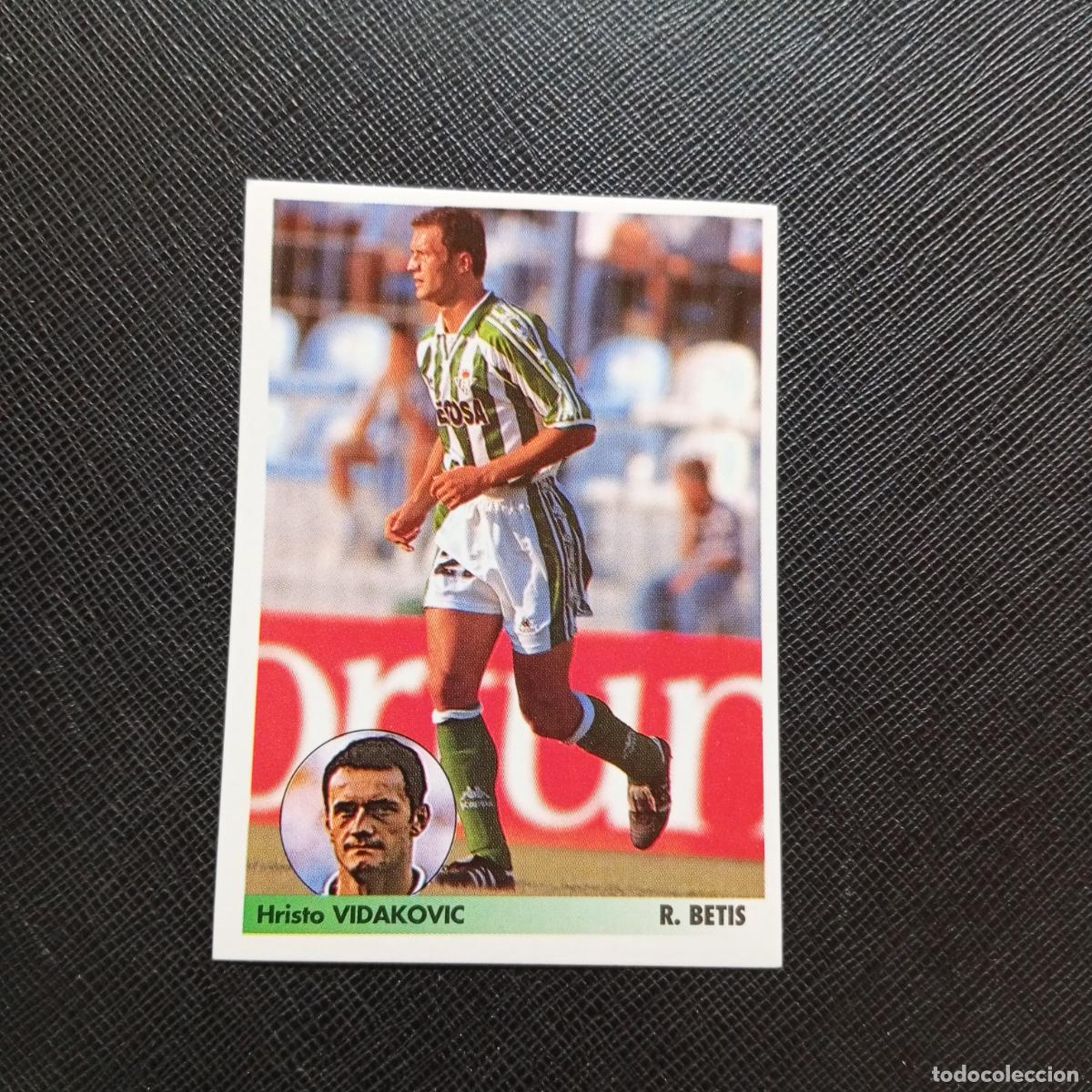 Cromos de f&uacute;tbol: 82 VIDAKOVIC REAL BETIS PANINI 1996 1997 LOS MEJORES EQUIPOS DE EUROPA 96 97 SIN PEGAR - A62 PG307