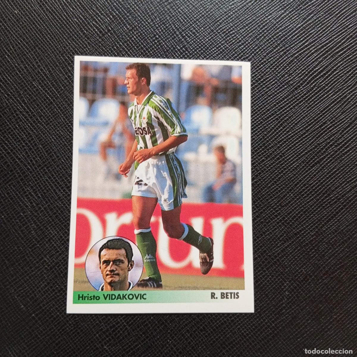 Cromos de f&uacute;tbol: 82 VIDAKOVIC REAL BETIS PANINI 1996 1997 LOS MEJORES EQUIPOS DE EUROPA 96 97 SIN PEGAR - A62 PG307 B