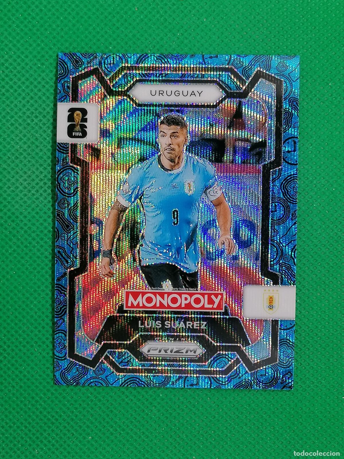 Cromos de f&uacute;tbol: 67 LUIS SUAREZ URUGUAY AZUL PARALELA ⚽ PANINI PRIZM MONOPOLY FIFA WORLD CUP 26 2026 ⚽