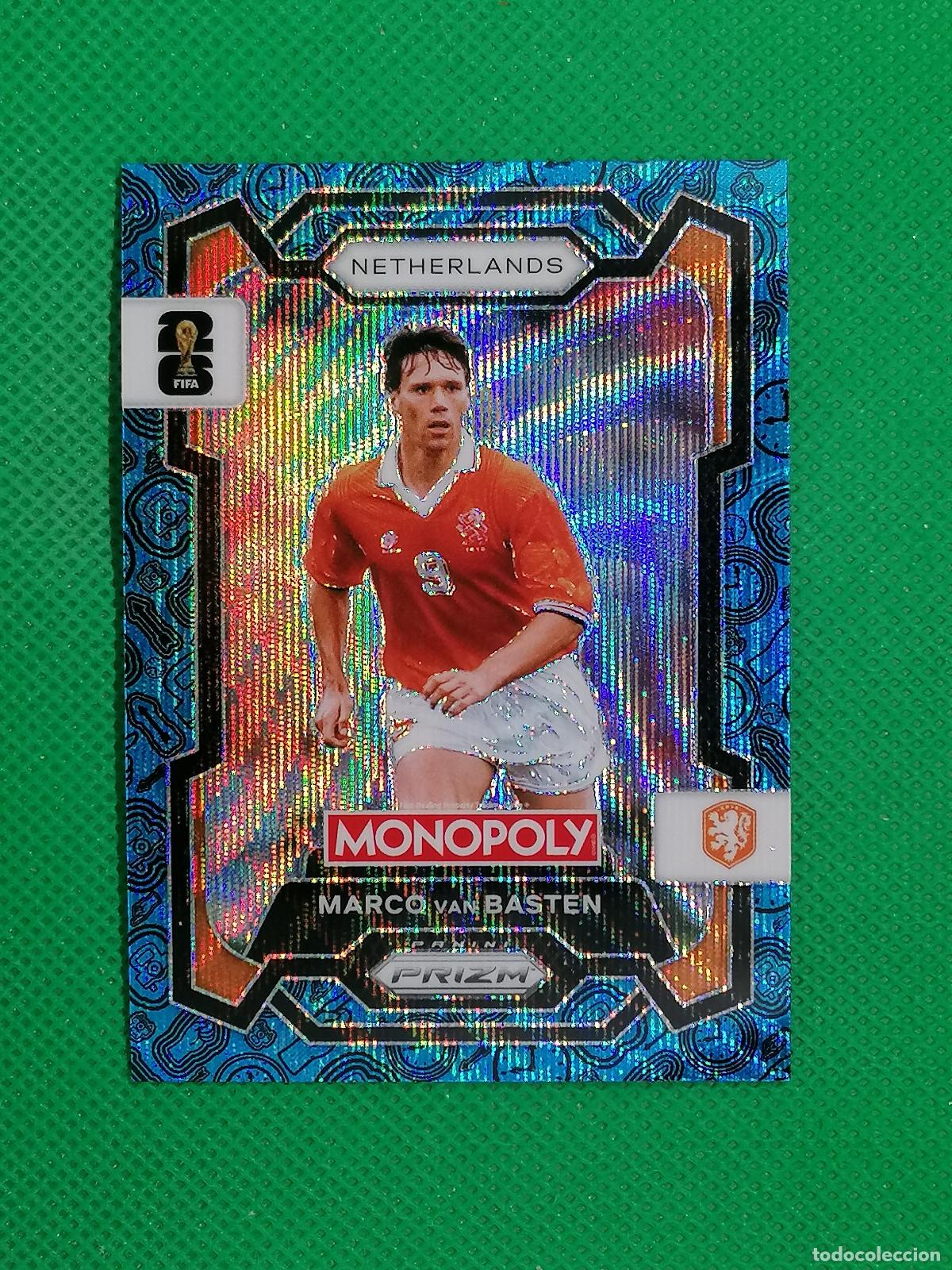 Cromos de f&uacute;tbol: 73 MARCO VAN BASTEN HOLANDA BLUE AZUL PARALELA ⚽ PANINI PRIZM MONOPOLY FIFA WORLD CUP 26 2026 ⚽