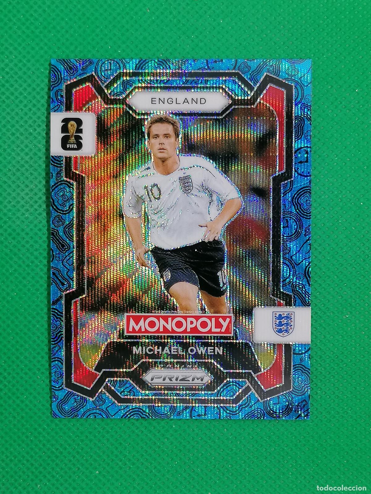 Cromos de f&uacute;tbol: 26 MICHAEL OWEN INGLATERRA BLUE AZUL PARALELA ⚽ PANINI PRIZM MONOPOLY FIFA WORLD CUP 26 2026 ⚽