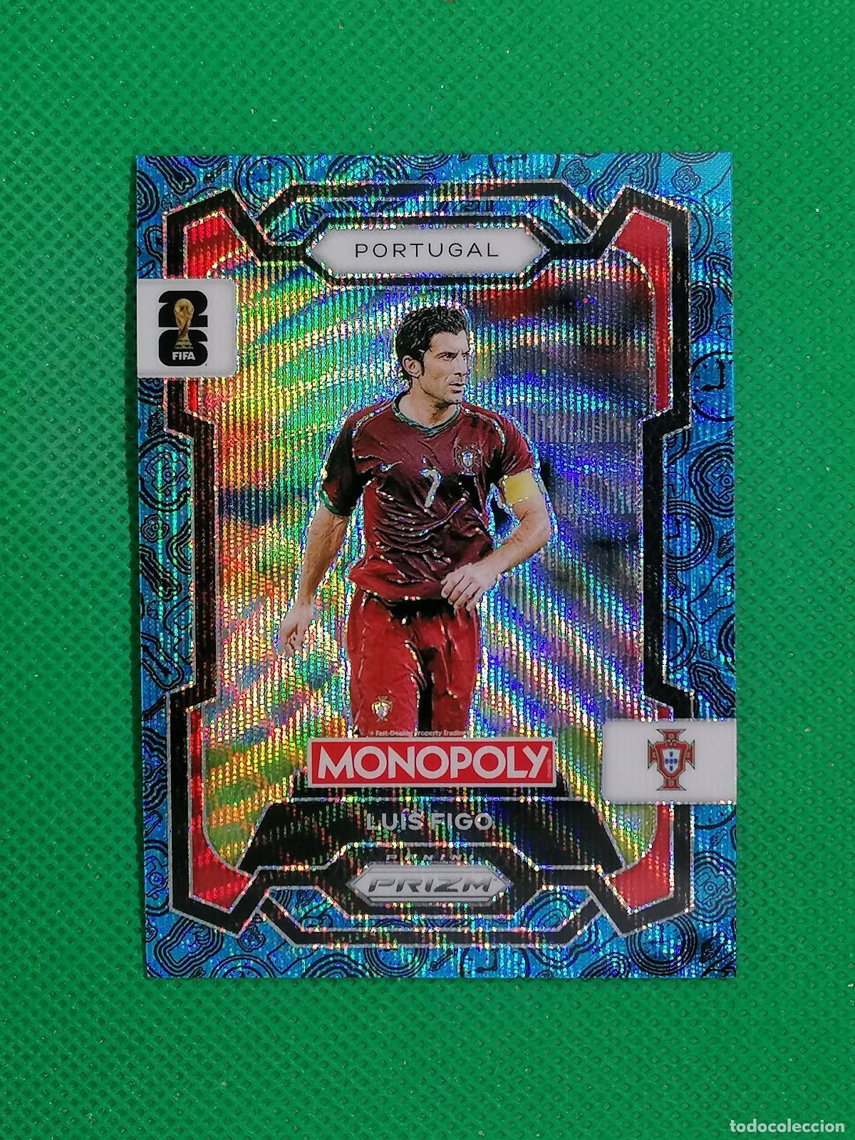Cromos de f&uacute;tbol: 31 LUIS FIGO PORTUGAL BLUE AZUL PARALELA ⚽ PANINI PRIZM MONOPOLY FIFA WORLD CUP 26 2026 ⚽