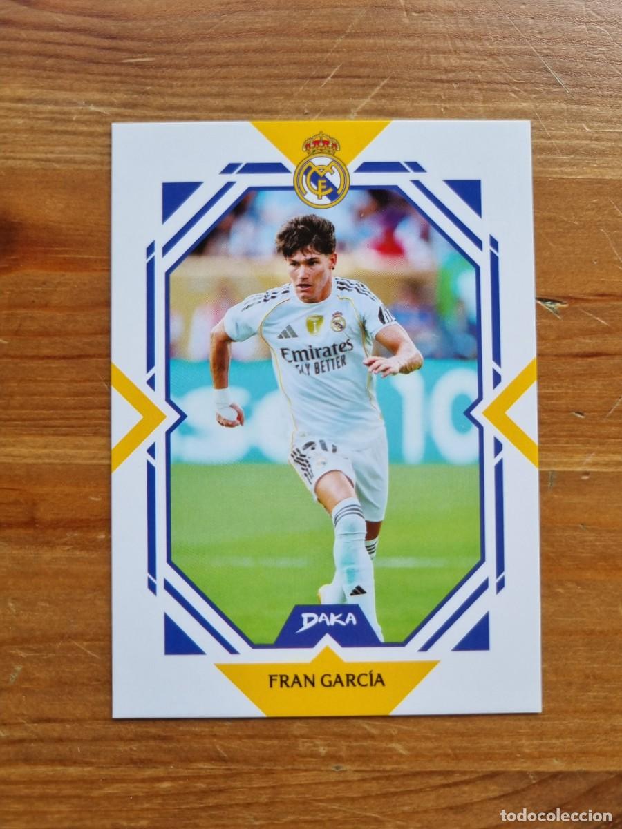 Cromos de f&uacute;tbol: RM-20-A FRAN GARC&Iacute;A (Real Madrid CF). DAKA Topps Audience 2025 2026 25 26