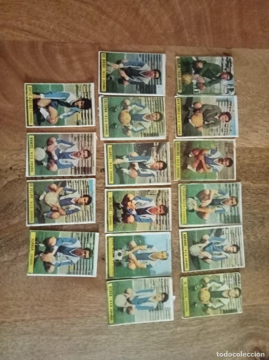 Cromos de f&uacute;tbol: LOTE DE JUGADORES DEL ESPA&Ntilde;OL LIGA 74-75, CHICLES SAMBER