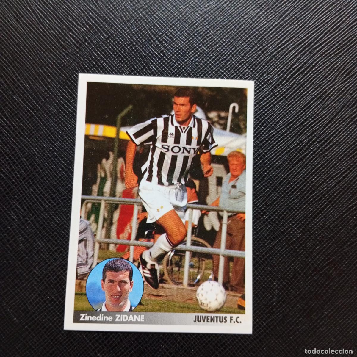 Cromos de f&uacute;tbol: 139 ZIDANE JUVENTUS PANINI 1996 1997 LOS MEJORES EQUIPOS DE EUROPA 96 97 - SIN PEGAR A62 PG343 B