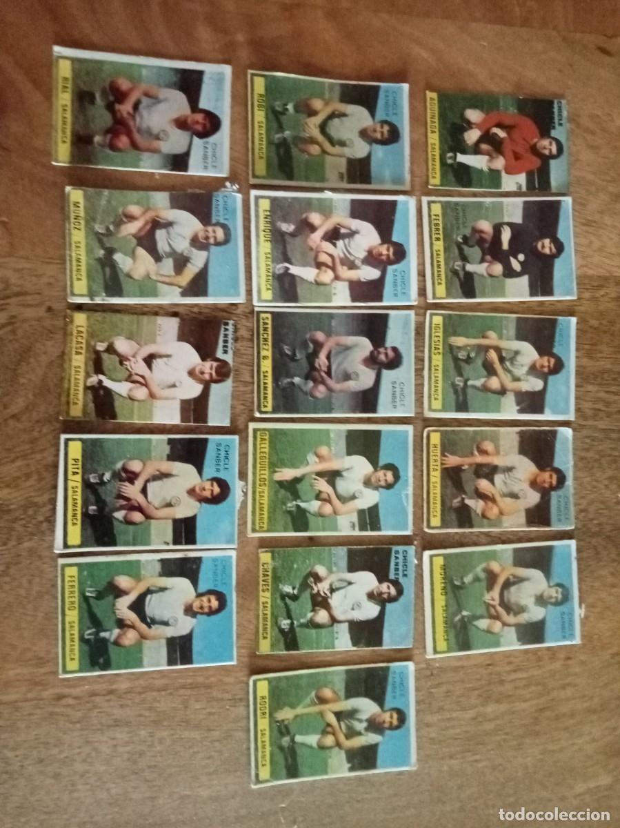 Cromos de f&uacute;tbol: LOTE DE JUGADORES DEL SALAMANCA LIGA 74-75, CHICLES SAMBER