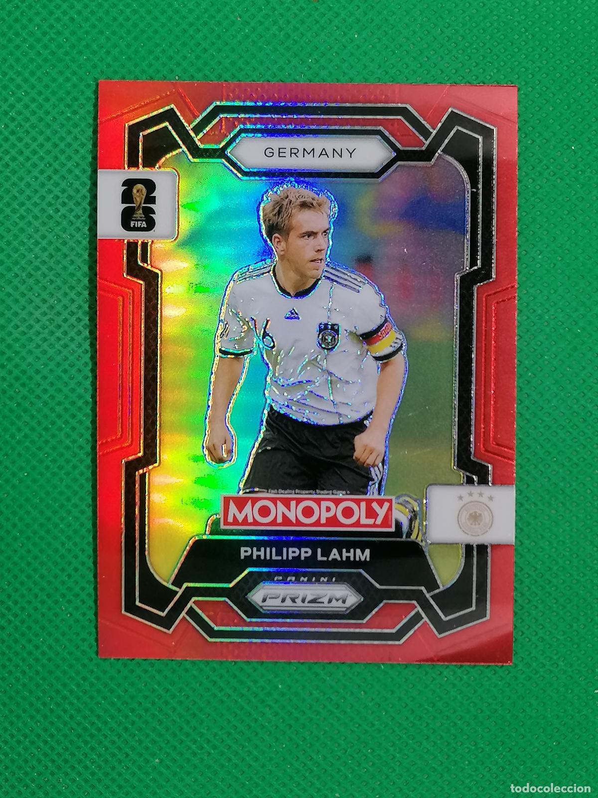 Cromos de f&uacute;tbol: 61 PHILIPP LAHM ALEMANIA ROJA RED PARALELA ⚽ PANINI PRIZM MONOPOLY FIFA WORLD CUP 26 2026 ⚽