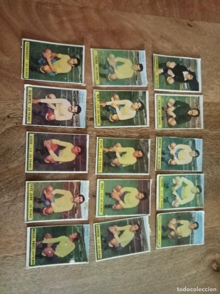 Cromos de f&uacute;tbol: LOTE DE JUGADORES DE LAS PALMAS LIGA 74-75, CHICLES SAMBER