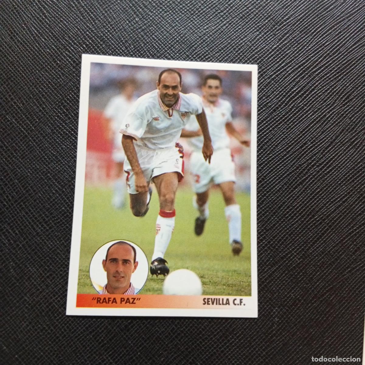 Cromos de f&uacute;tbol: 250 RAFA PAZ SEVILLA PANINI 1996 1997 LOS MEJORES EQUIPOS DE EUROPA 96 97 - SIN PEGAR A62 PG361