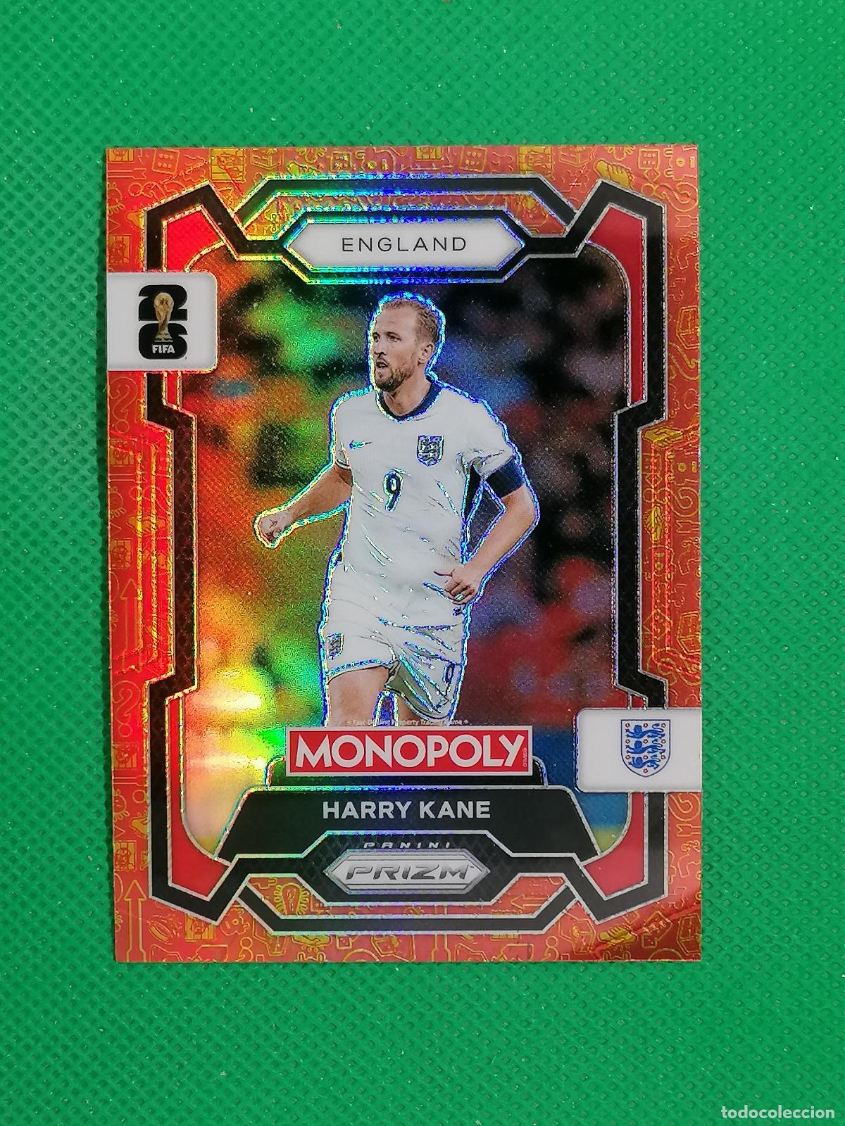 Cromos de f&uacute;tbol: 22 HARRY KANE INGLATERRA ORANGE NARANJA PARALELA ⚽ PANINI PRIZM MONOPOLY FIFA WORLD CUP 26 2026 ⚽