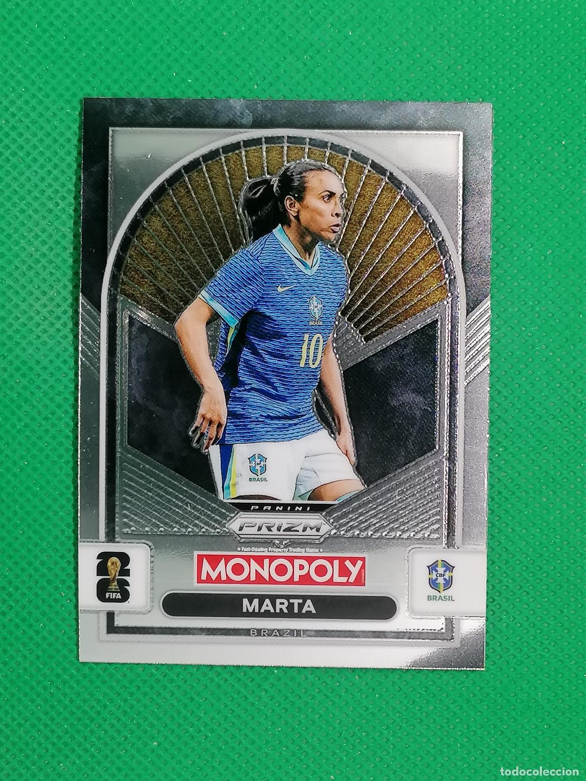 Cromos de f&uacute;tbol: 96 MARTA BRASIL BASE WOMEN ⚽ PANINI PRIZM MONOPOLY FIFA WORLD CUP 26 2026 ⚽