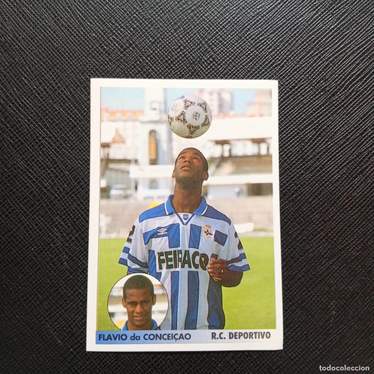 Cromos de f&uacute;tbol: 113A 113 FLAVIO CONCEICAO PANINI 1996 1997 LOS MEJORES EQUIPOS DE EUROPA 96 97 SIN PEGAR A62 PG379