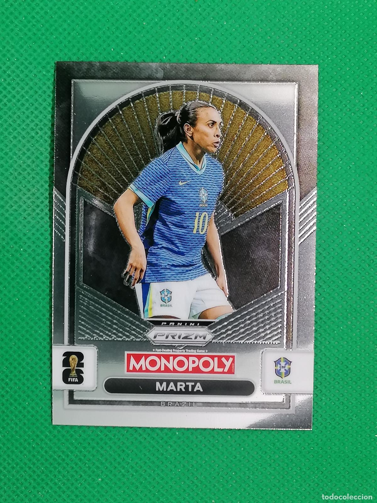 Cromos de f&uacute;tbol: 96 MARTA BRASIL BASE WOMEN ⚽ PANINI PRIZM MONOPOLY FIFA WORLD CUP 26 2026 ⚽