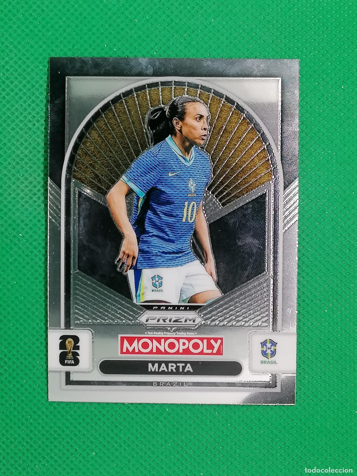 Cromos de f&uacute;tbol: 96 MARTA BRASIL BASE WOMEN ⚽ PANINI PRIZM MONOPOLY FIFA WORLD CUP 26 2026 ⚽