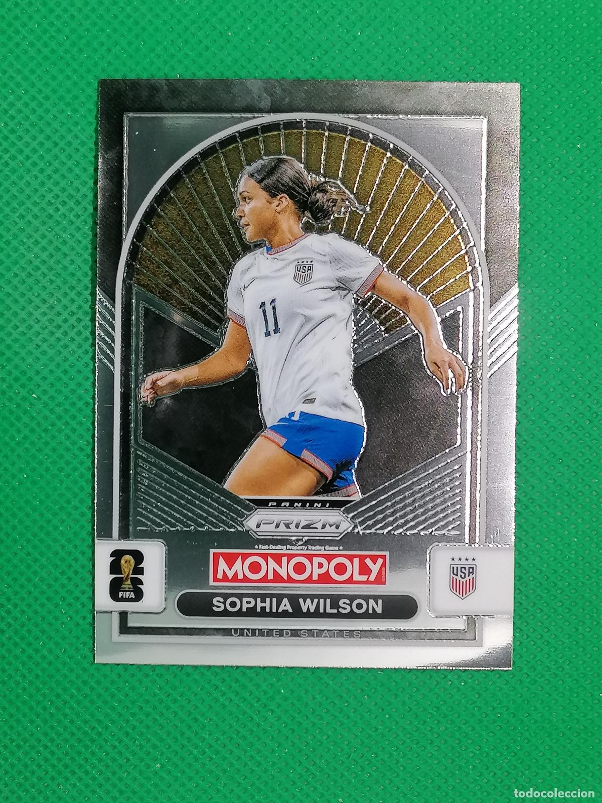Cromos de f&uacute;tbol: 95 SOPHIA WILSON USA BASE WOMEN ⚽ PANINI PRIZM MONOPOLY FIFA WORLD CUP 26 2026 ⚽