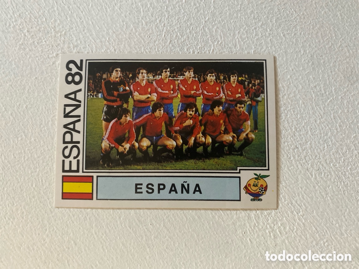 Cromos de f&uacute;tbol: Cromo panini mundial Espa&ntilde;a 82 n&uacute;mero 293 Espa&ntilde;a - Sticker album world cup Spain 1982