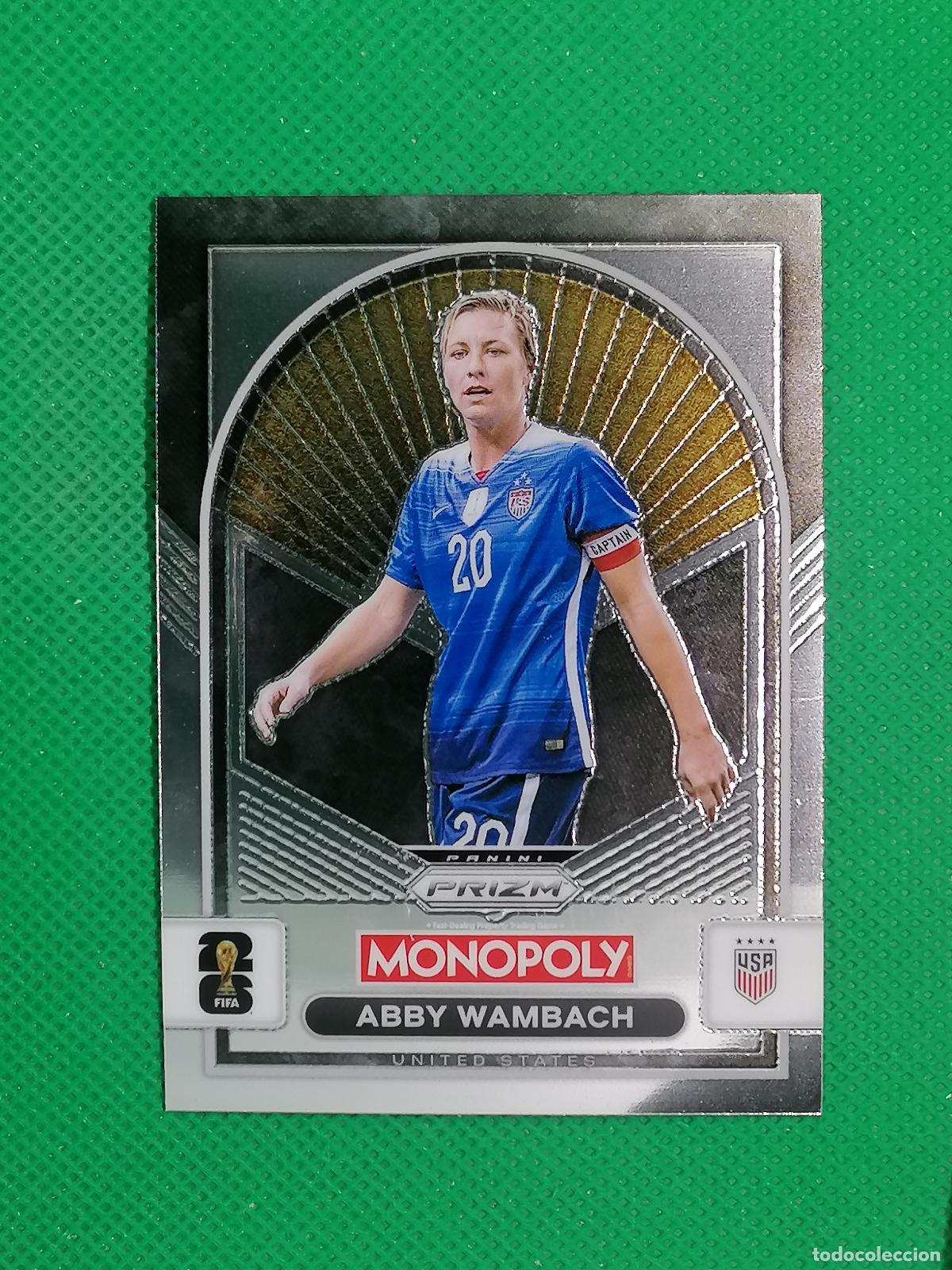 Cromos de f&uacute;tbol: 92 ABBY WAMBACH USA BASE WOMEN ⚽ PANINI PRIZM MONOPOLY FIFA WORLD CUP 26 2026 ⚽