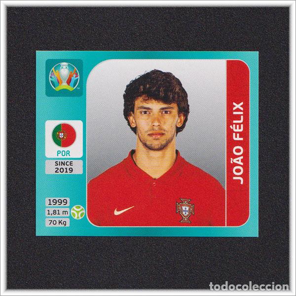Cromos de f&uacute;tbol: VERSI&Oacute;N INTERNACIONAL UEFA EURO 2020 EUROCOPA 20 PANINI JOAO FELIX 653 PORTUGAL TOURNAMENT ALBUM
