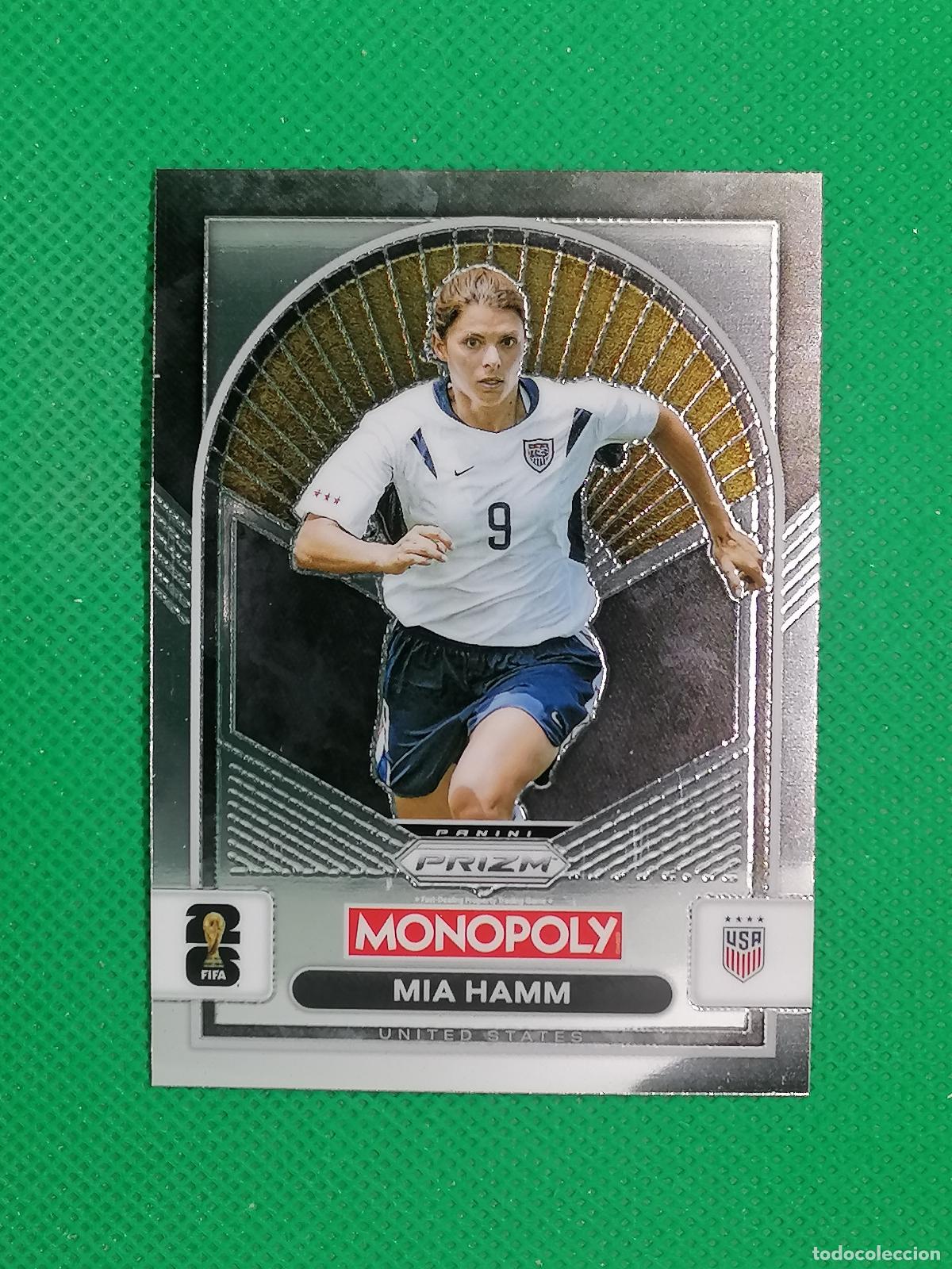 Cromos de f&uacute;tbol: 91 MIA HAMM USA BASE WOMEN ⚽ PANINI PRIZM MONOPOLY FIFA WORLD CUP 26 2026 ⚽