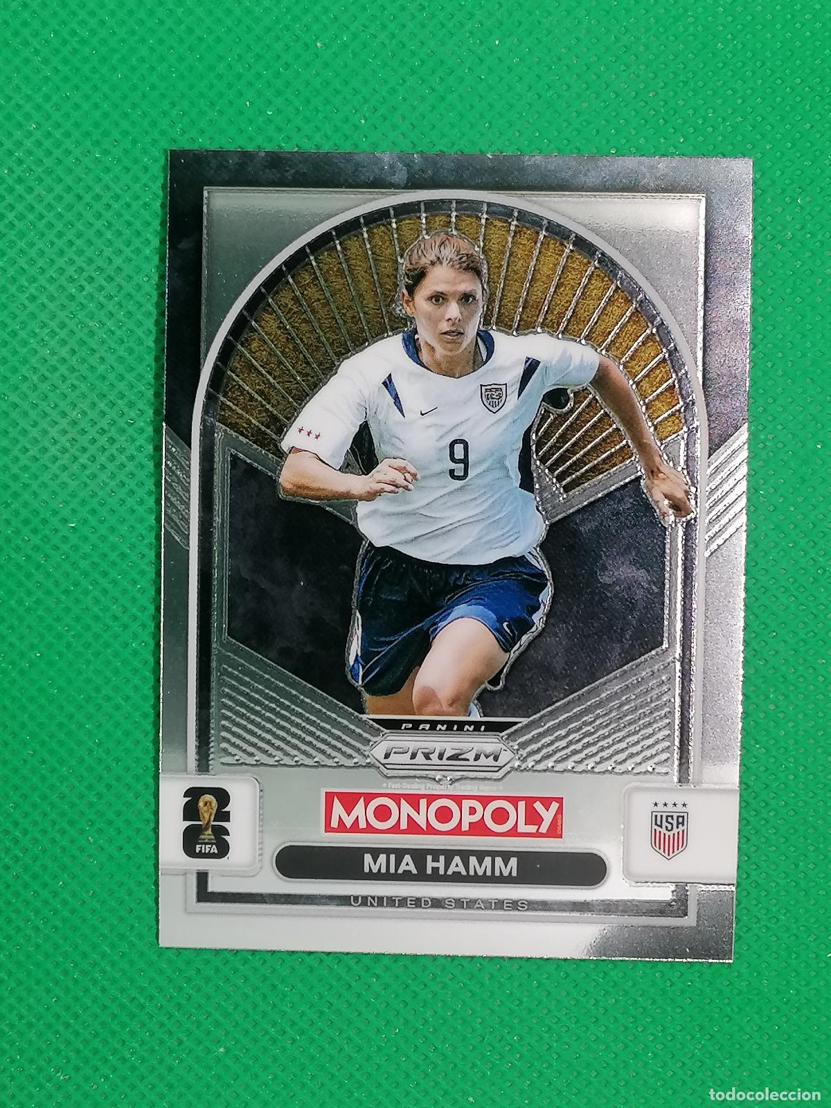 Cromos de f&uacute;tbol: 91 MIA HAMM USA BASE WOMEN ⚽ PANINI PRIZM MONOPOLY FIFA WORLD CUP 26 2026 ⚽