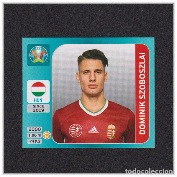 Cromos de f&uacute;tbol: VERSI&Oacute;N INTERNACIONAL UEFA EURO 2020 EUROCOPA 20 PANINI SZOBOSZLAI 616 ROOKIE HUNGRIA TOURNAMENT