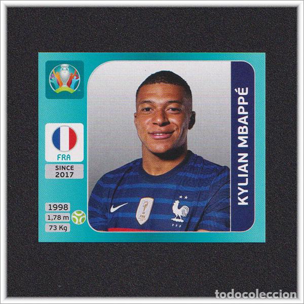 Cromos de f&uacute;tbol: VERSI&Oacute;N INTERNACIONAL UEFA EURO 2020 EUROCOPA 20 PANINI MBAPPE 567 FRANCIA ALBUM TOURNAMENT